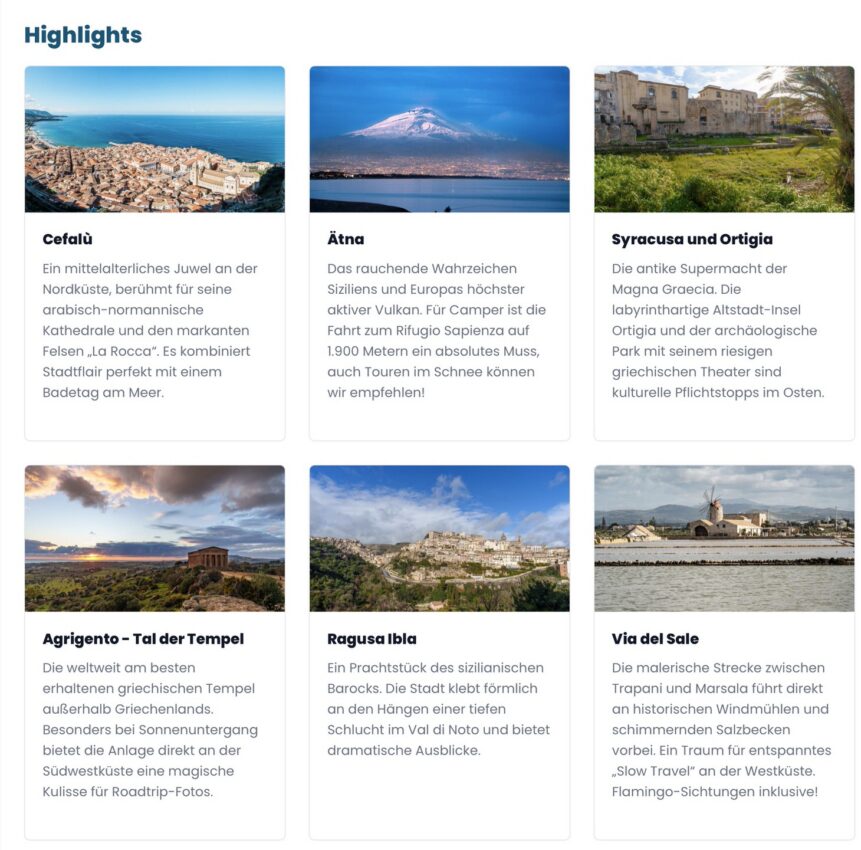 REISEFÜHRER: SIZILIEN per WOHNMOBIL
