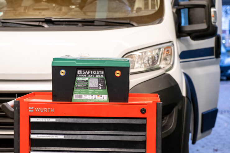 Saftkiste Lithium-Batterie