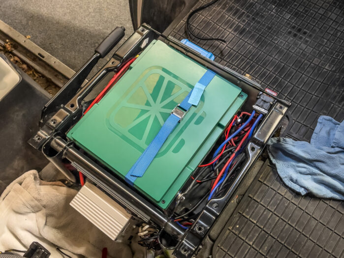 Saftkiste Lithium-Batterie