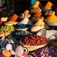 Gewürze und Farben in Marrakesch Gewürze und Farben in Marrakesch