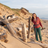 Über Uns 41 Ruby Am Strand Mit Olya