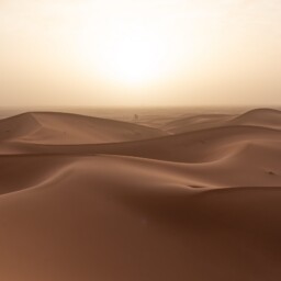Die Sahara Erstrahlt In Der Morgensonne Die Sahara In Der Morgensonne