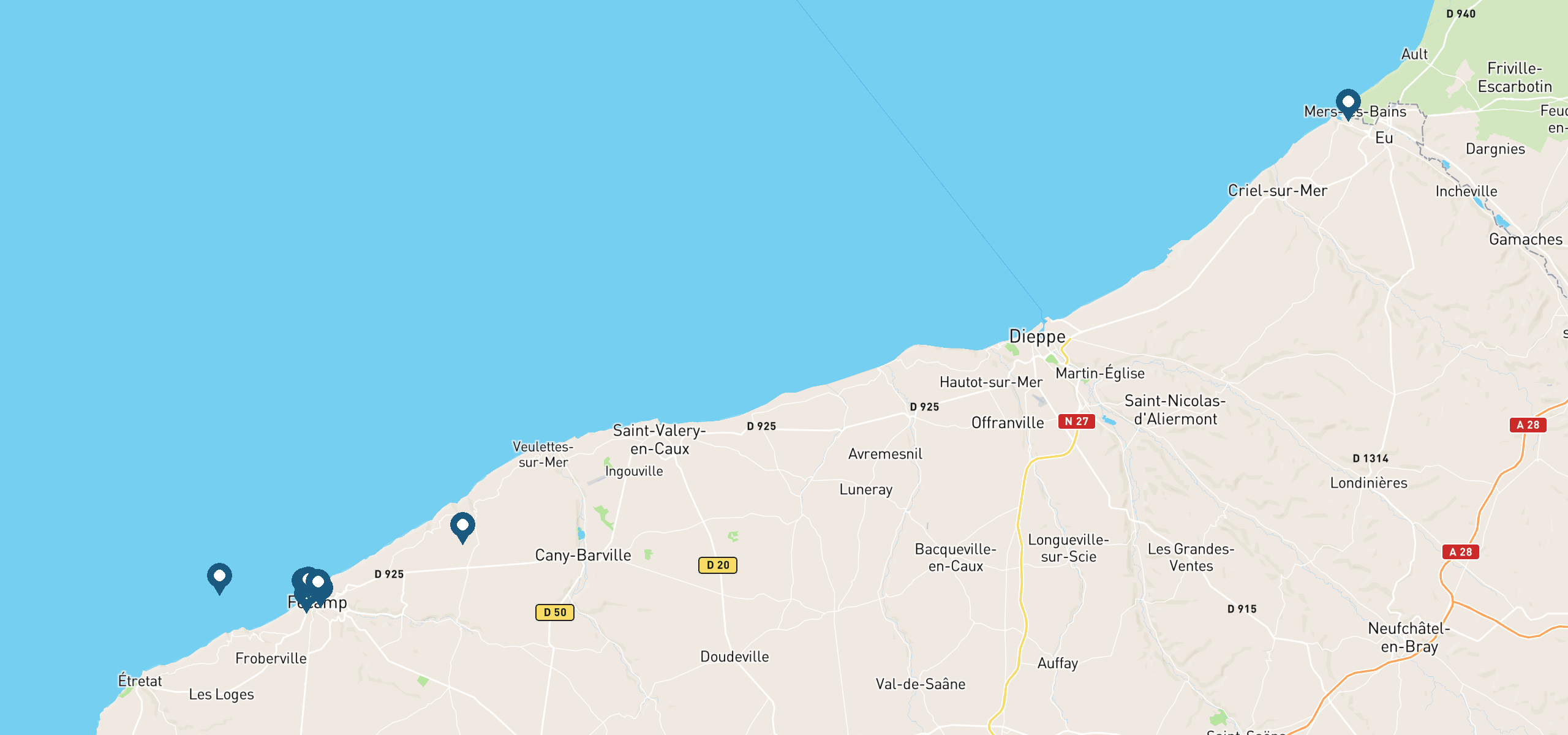 Fécamp Mit Dem Wohnmobil 1 Map Preview